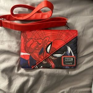 Loungefly Spider-Man Red Crossbody Bag